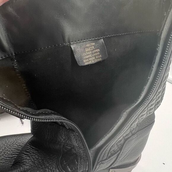 Vince Camuto Woman’s Welton Riding Mid Calf Side Zipper Leather Boots - Picture 13 of 13